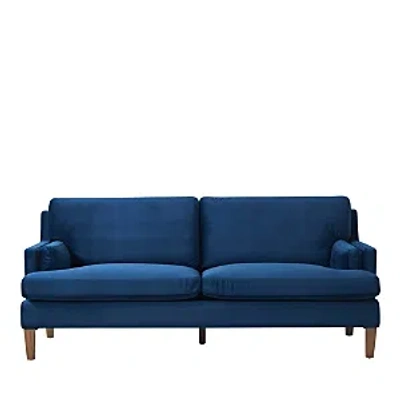 Shop Bloomingdale's Francis Velvet Sofa In Dusky Velvet Dark Blue