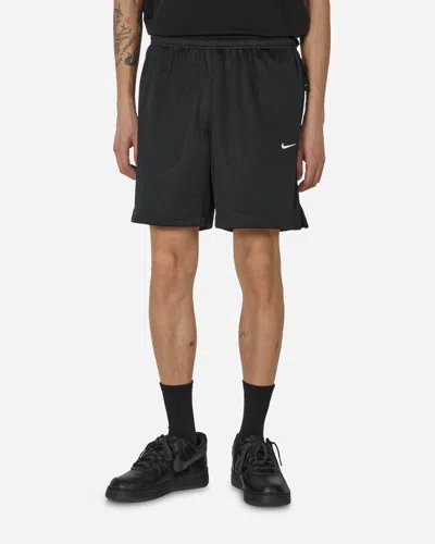 Shop Nike Solo Swoosh Mesh Shorts Black In Multicolor