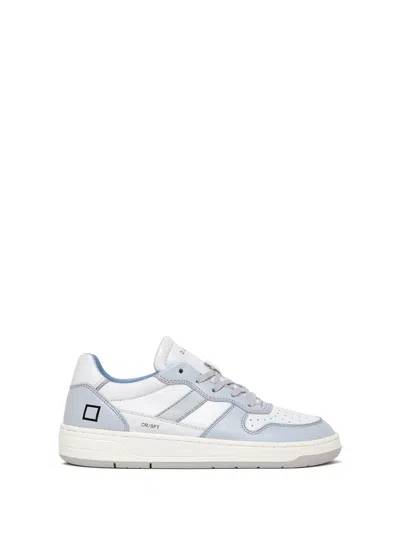 Shop Date Court 2.0 Soft Light Blue Sneaker In White Cloud