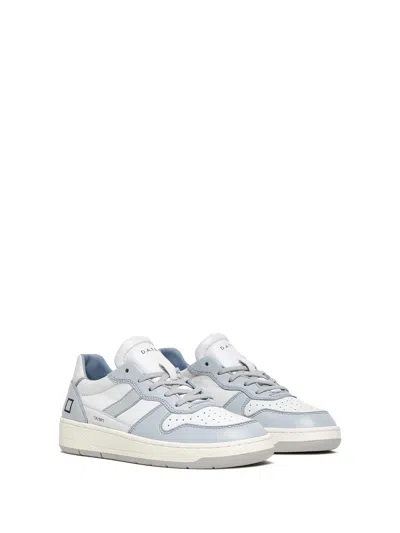 Shop Date Court 2.0 Soft Light Blue Sneaker In White Cloud
