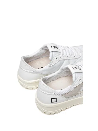 Shop Date White Kdue Sneaker In Leather