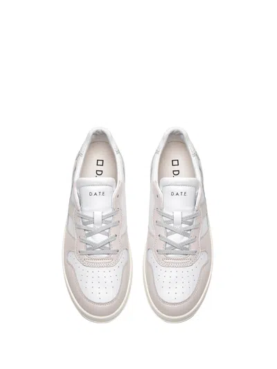 Shop Date Court 2.0 Soft Pink Sneaker In White Pink