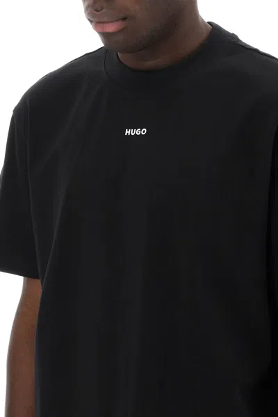 Shop Hugo Boss Dapolino Crew-neck T-shirt In Black