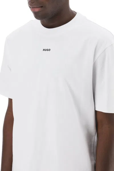 Shop Hugo Boss Dapolino Crew-neck T-shirt In White