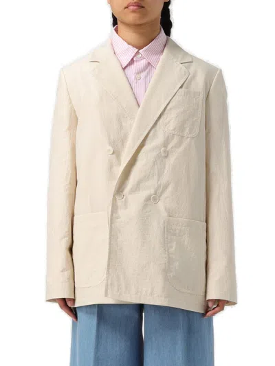 Apc A.p.c. Jackets In Yellow Cream