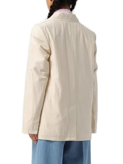 Apc A.p.c. Jackets In Yellow Cream