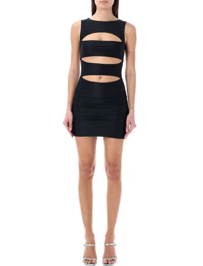 Shop Misbhv Elena Tank Mini Dress In Black
