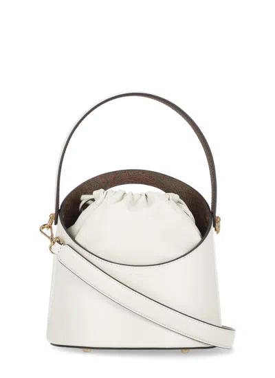 Shop Etro Saturno Bag In White