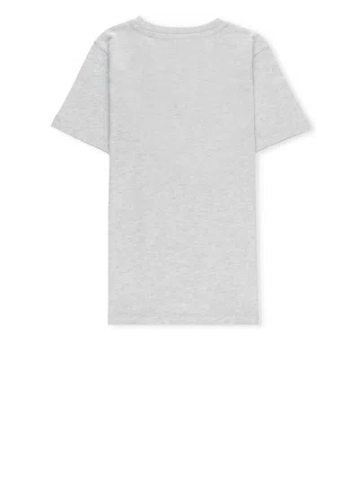 Shop Stella Mccartney T-shirt With Print In Grey