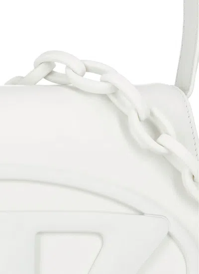 Shop Diesel 1dr Shoulder Bag In White