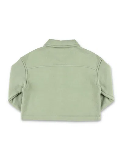 Shop Il Gufo Fleece Jacket In Green