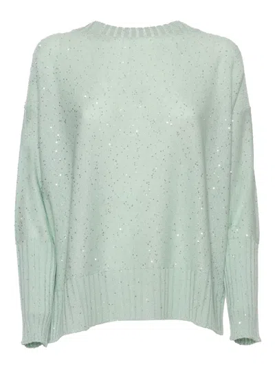 Shop Lorena Antoniazzi Green Sweater