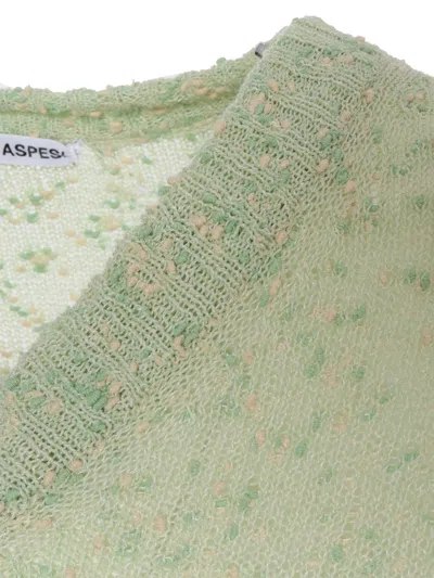 Shop Aspesi Green Sweater