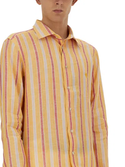 Shop Etro Pegasus Shirt In Multicolor