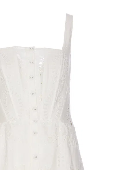 Shop Charo Ruiz Nyssi Dress In White