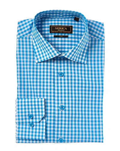 Shop Elite Serica Classics Dress Shirt In Blue