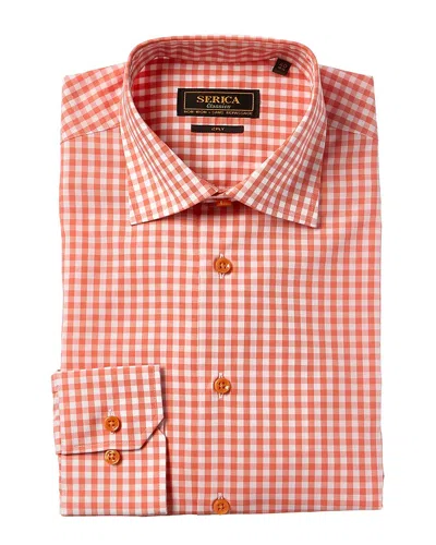 Shop Elite Serica Classics Dress Shirt In Orange