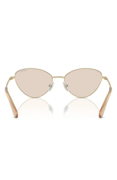 Swarovski Woman Sunglass Sk7014 In Pale Gold