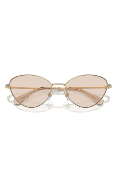 Swarovski Woman Sunglass Sk7014 In Pale Gold
