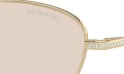 Swarovski Woman Sunglass Sk7014 In Pale Gold