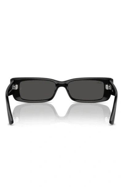 Ray Ban Teru 54mm Rectangle Sunglasses In Black