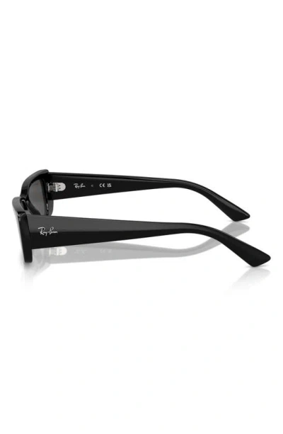 Ray Ban Teru 54mm Rectangle Sunglasses In Black