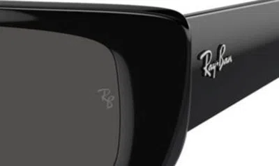 Ray Ban Teru 54mm Rectangle Sunglasses In Black