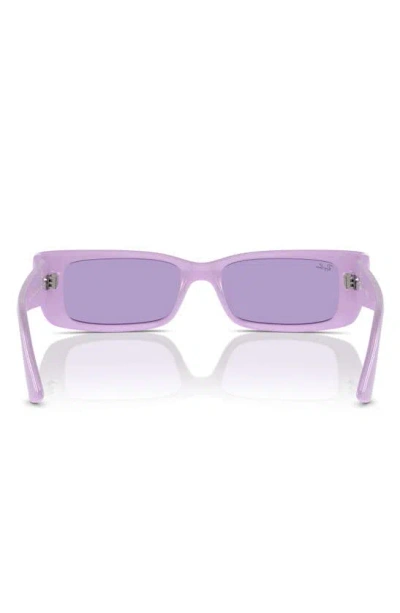 Ray Ban Teru 54mm Rectangle Sunglasses In Violet