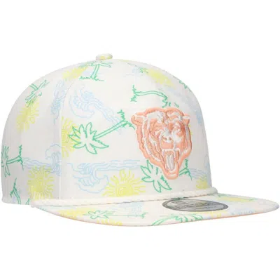 Shop New Era White Chicago Bears  Vacay Golfer Snapback Hat