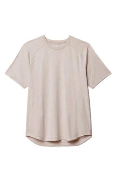 Shop Rhone Atmosphere Goldfusion® Peformance T-shirt In Mushroom Heather