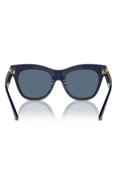 Shop Burberry 54mm Square Sunglasses In Blue