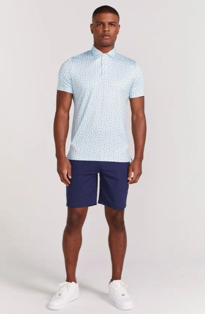 Shop Redvanly Ashby Performance Golf Polo In Breeze