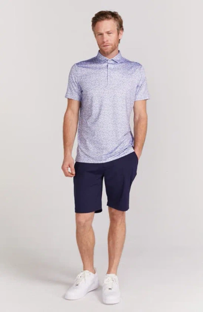 Shop Redvanly Ashby Performance Golf Polo In Baby Lavender