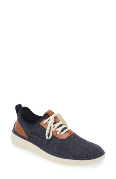 Shop Cole Haan Generation Zerogrand Stitchlite Sneaker In Ensign Blue/ Microchip