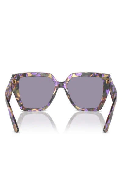 Dolce & Gabbana 55mm Square Sunglasses In Purple