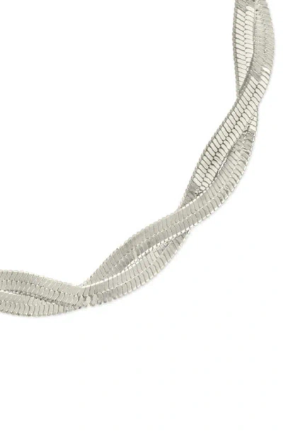 Sterling Forever Oakley Chain Bracelet In Silver
