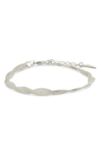 Sterling Forever Oakley Chain Bracelet In Silver