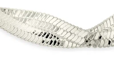 Sterling Forever Oakley Chain Bracelet In Silver