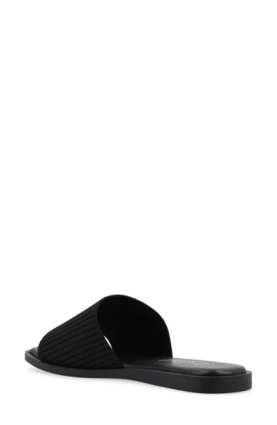 Journee Collection Prisilla Slide Sandal In Black