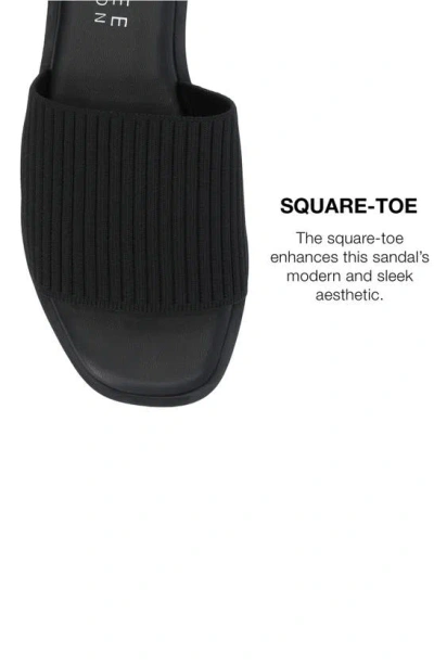 Journee Collection Prisilla Slide Sandal In Black