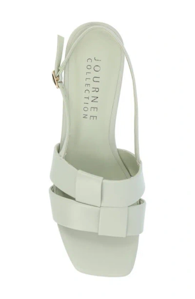 Journee Collection Journee Women's Tabatha Medium And Wide Width Flat Sandals In Sage