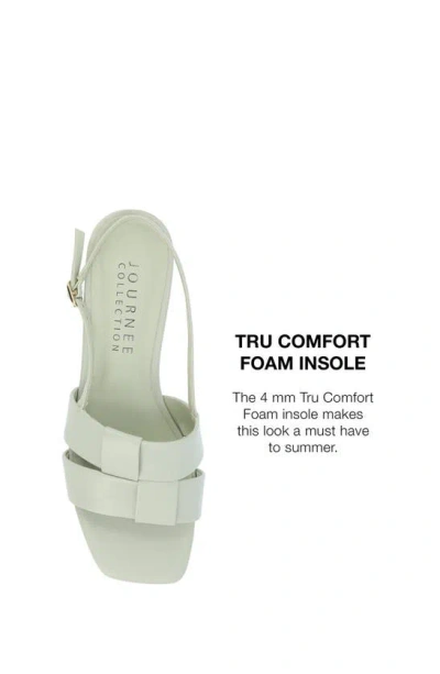 Journee Collection Journee Women's Tabatha Medium And Wide Width Flat Sandals In Sage