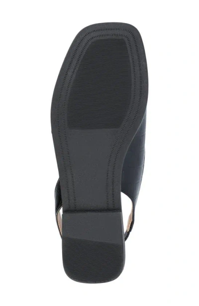 Shop Journee Collection Brinsley Slingback Sandal In Black