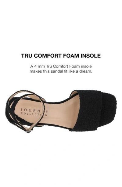 Journee Collection Adleey Block Heel Sandal In Black