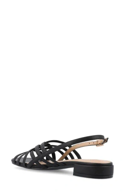 Journee Collection Shyla Block Heel Sandal In Black