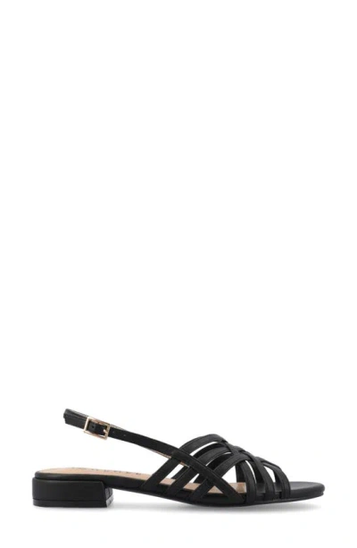 Journee Collection Shyla Block Heel Sandal In Black