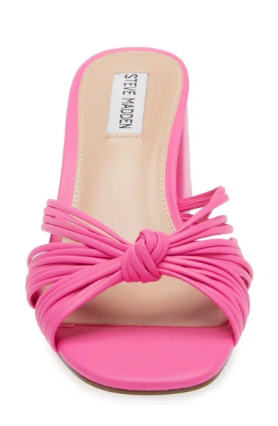 Shop Steve Madden Indicate Knot Sandal In Pink