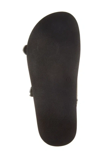 Steve Madden Connely Buckle Slide Sandal In Black