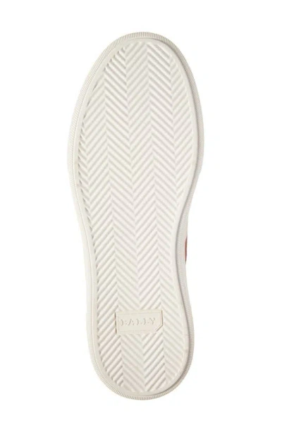 Shop Bally Myles Sneaker In White,calf,plain