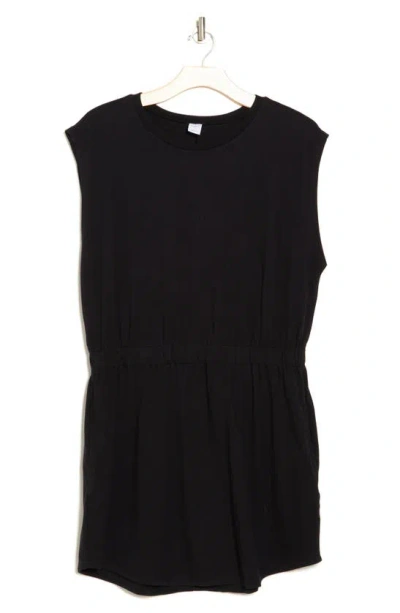 Shop Melrose And Market Cotton T-shirt Dress In Black